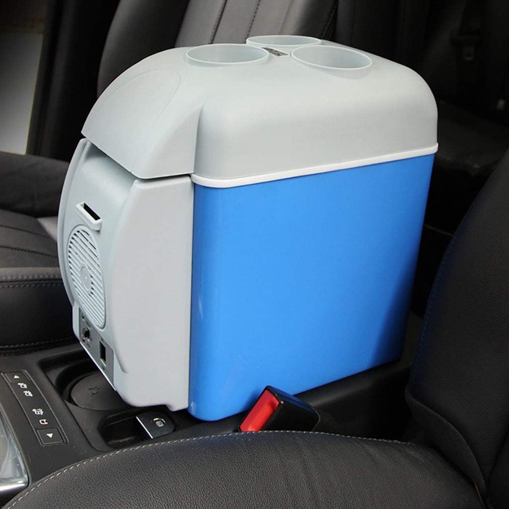 Mini refrigerador y calentador para el hogarauto mini refrigeradorcapacidad de 8 l compacto, portátil y silencioso (refrigerador de coche de 12 V,