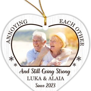 Adorno de Navidad personalizado, foto personalizada y nombre para Navidad, regalo para miembros de la familia, pareja, regalo de recuerdo para papá, Adorno de Navidad personalizado, foto personalizada y nombre para Navidad, regalo para miembros de la familia, pareja, regalo de recuerdo para papá,