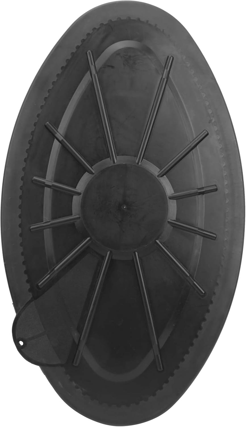 Fydun Ascend Kayak Accesorios, placa de inspección de cubierta redonda impermeable de plástico para barco marino, kayak, canoa