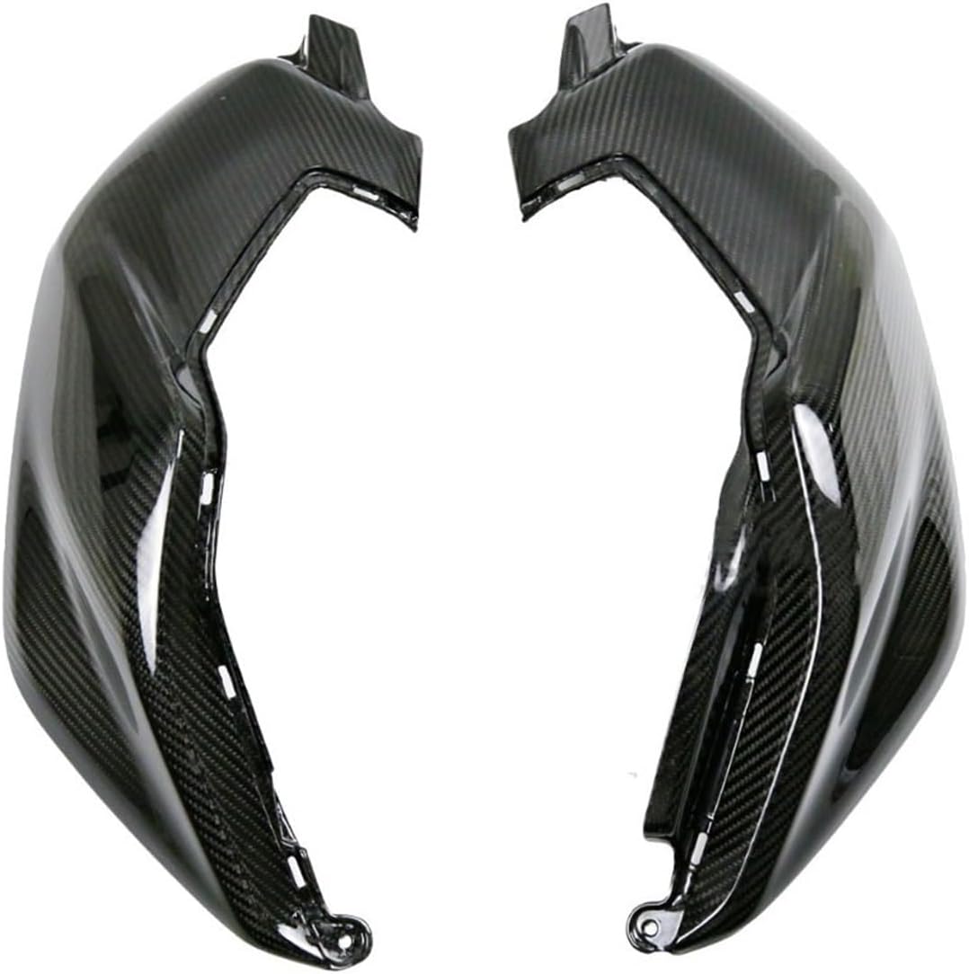 Compatible con Yamaha compatible con MT07 MT 07 2018 2019 2020 de fibra de carbono tanque de combustible panel lateral cubiertas protectores