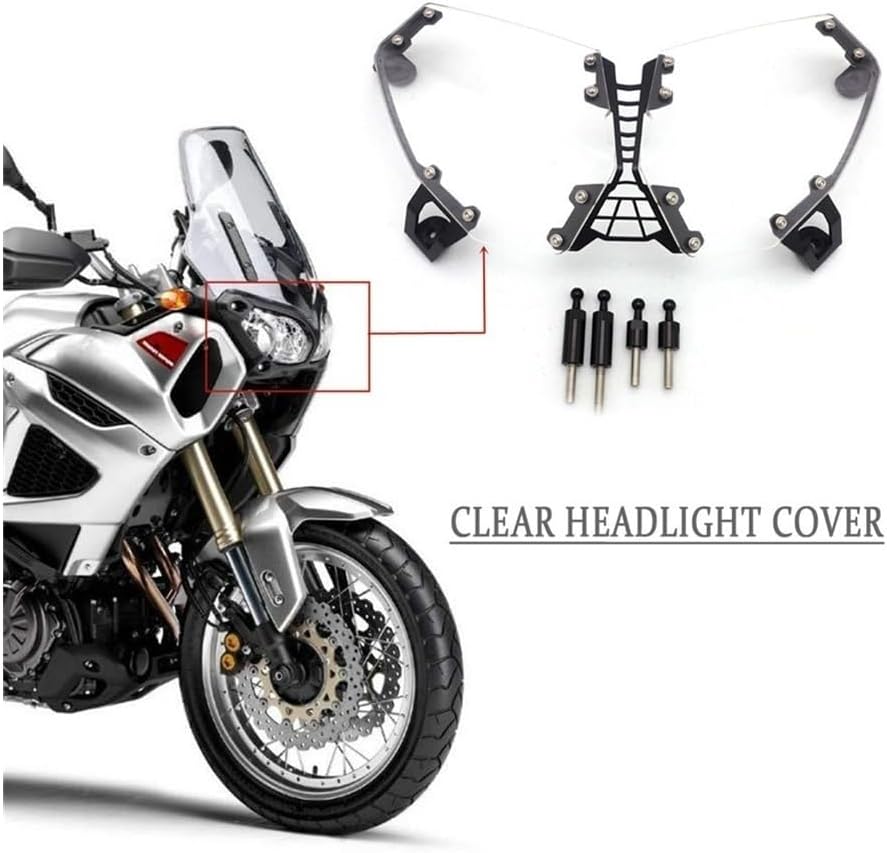 Funda protectora para parrilla de faros delanteros de motocicleta para Yamaha Super Tenere XT1200Z XTZ1200 2010-2019 Supertenere1200 XTZ 1200 (color