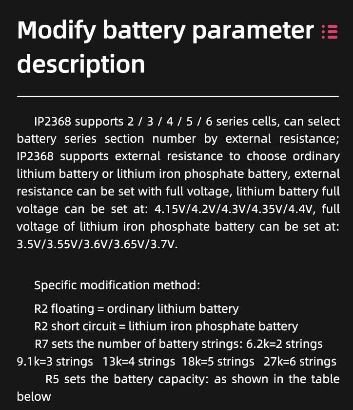 IP2368 Módulo de carga rápida bidireccional 100w Buck-Boost Tipo-c Interfaz 4S Batería de litio Tablero de carga rápida de alta potencia