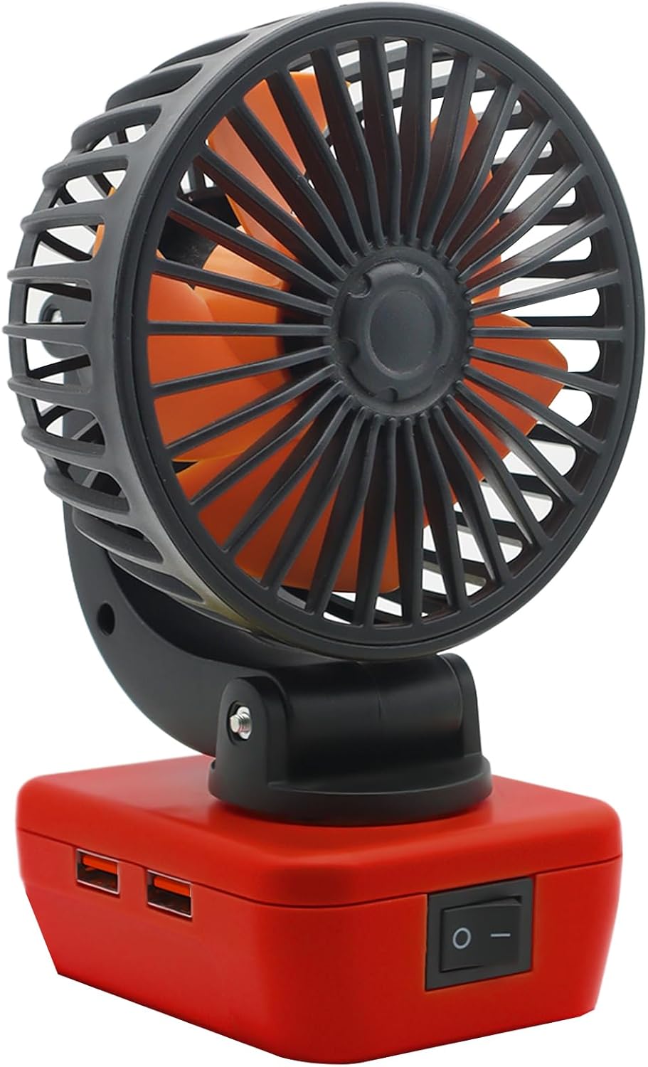 Aernair Ventilador portátil para sitio de trabajo compatible con batería Milwaukee M18 de 18 V, ventilador de refrigeración eléctrico alimentado por
