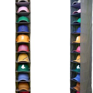 Perfect Curve Organizador de gorras de armario de 11 bolsillos. Organizador de sombreros de armario colgante de 11 estantes para gorras de béisbol – Perfect Curve Organizador de gorras de armario de 11 bolsillos. Organizador de sombreros de armario colgante de 11 estantes para gorras de béisbol –