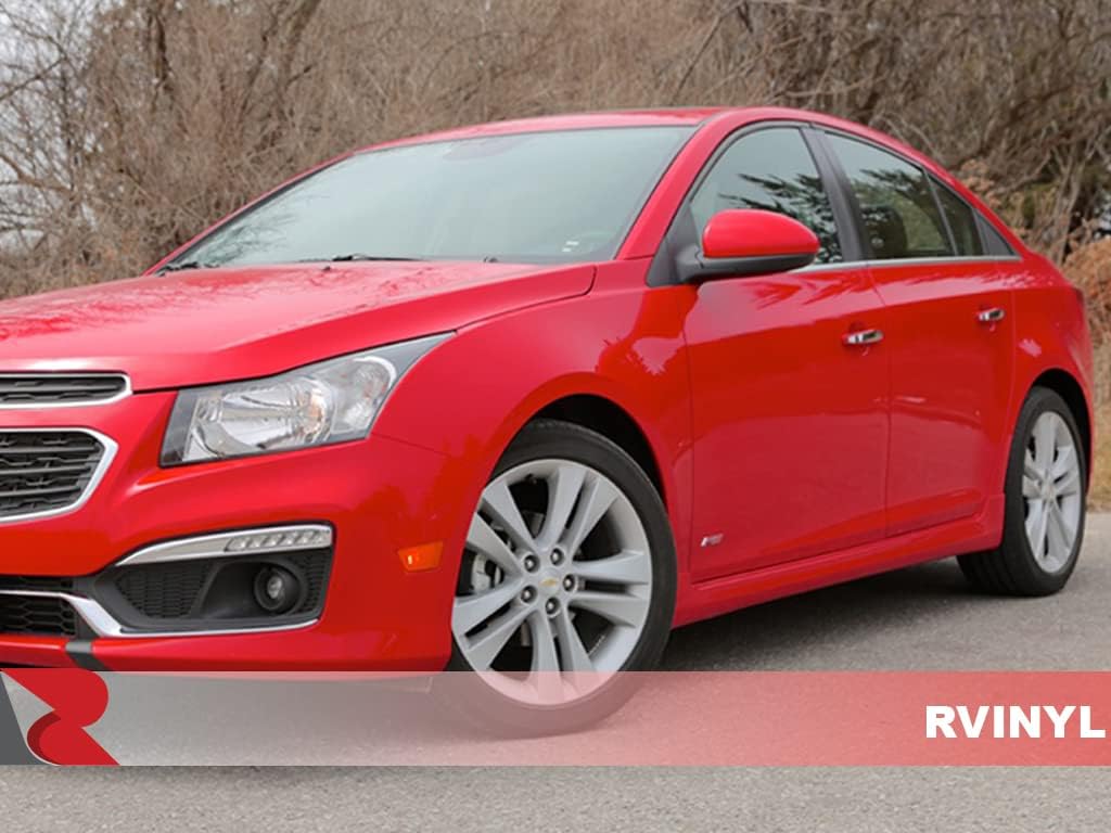 Rvinyl Moldura de ventana de poste de pilar compatible con Chevrolet Cruze 2011-2015 – Mate (negro)