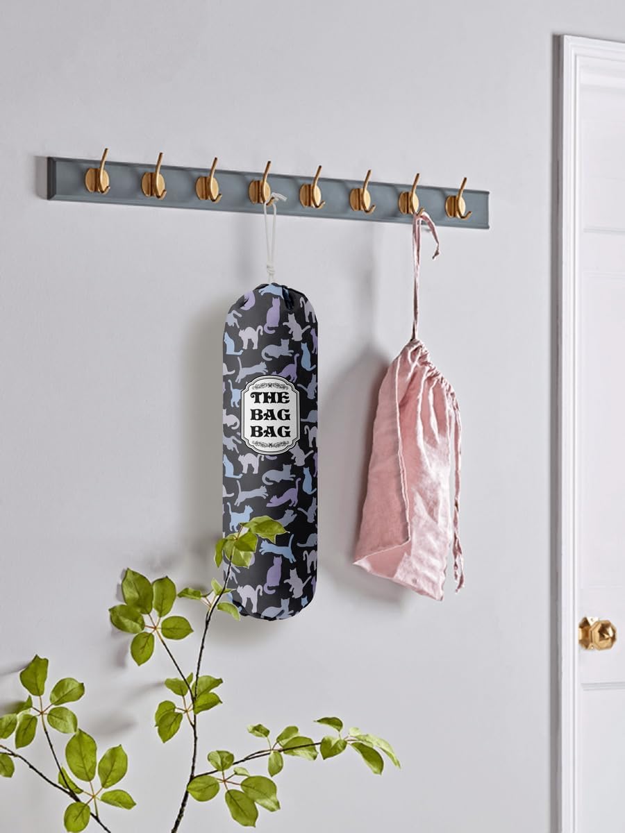 Organizador de bolsas de comestibles para bolsas de compras, bolsas de plástico de montaje en pared, dispensadores de contenedores de