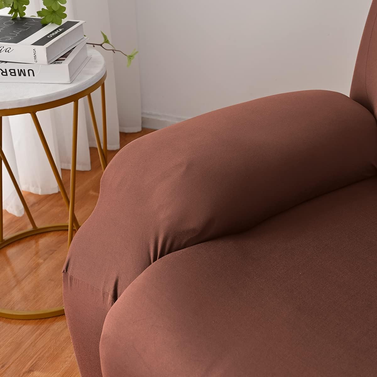 vctops Fundas elásticas de punto para sofá reclinable de 3 cuerpos, funda antideslizante para sofá, protector de muebles con parte inferior elástica