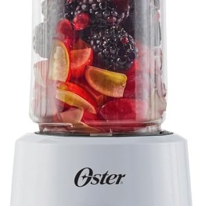 Oster MyBlend Plus – Licuadora personal, 20 onzas, sin BPA, portátil, 500 vatios, con una función de un solo toque, hoja de acero inoxidable y Oster MyBlend Plus – Licuadora personal, 20 onzas, sin BPA, portátil, 500 vatios, con una función de un solo toque, hoja de acero inoxidable y