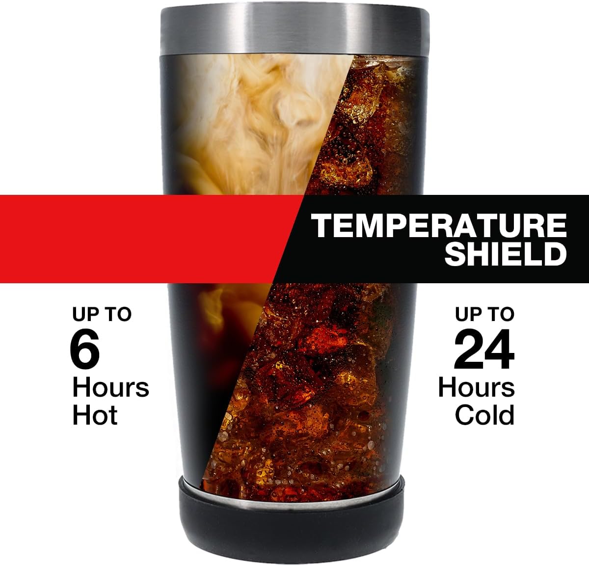 Cummins Vaso de 20 onzas de acero inoxidable reutilizable para viaje, taza de café térmica con aislamiento de doble pared, con sello a presión,
