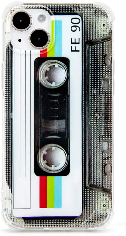 FAteamll Funda para iPhone 14 Plus, acabado mate, carcasa trasera suave resistente con esquinas reforzadas, TPU suave, parachoques retro, funda de