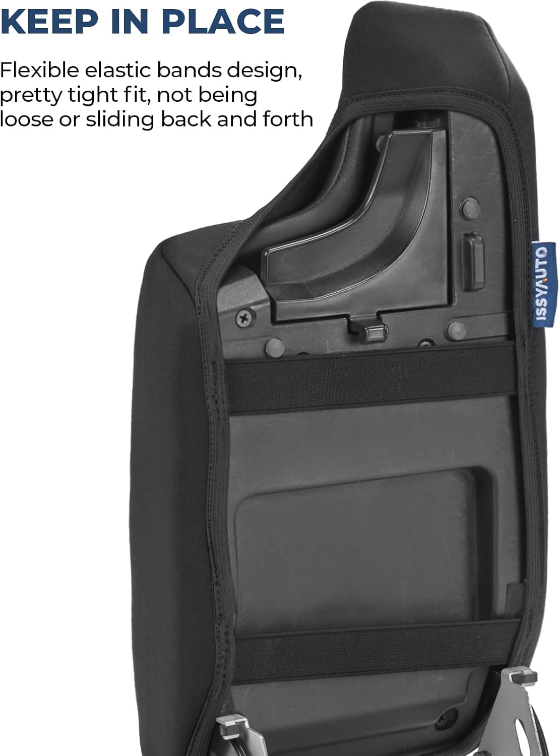ISSYAUTO Funda de consola central compatible con Subaru Crosstrek 2018-2023Impreza 2017-2023, cubierta de tapa de reposabrazos de neopreno para