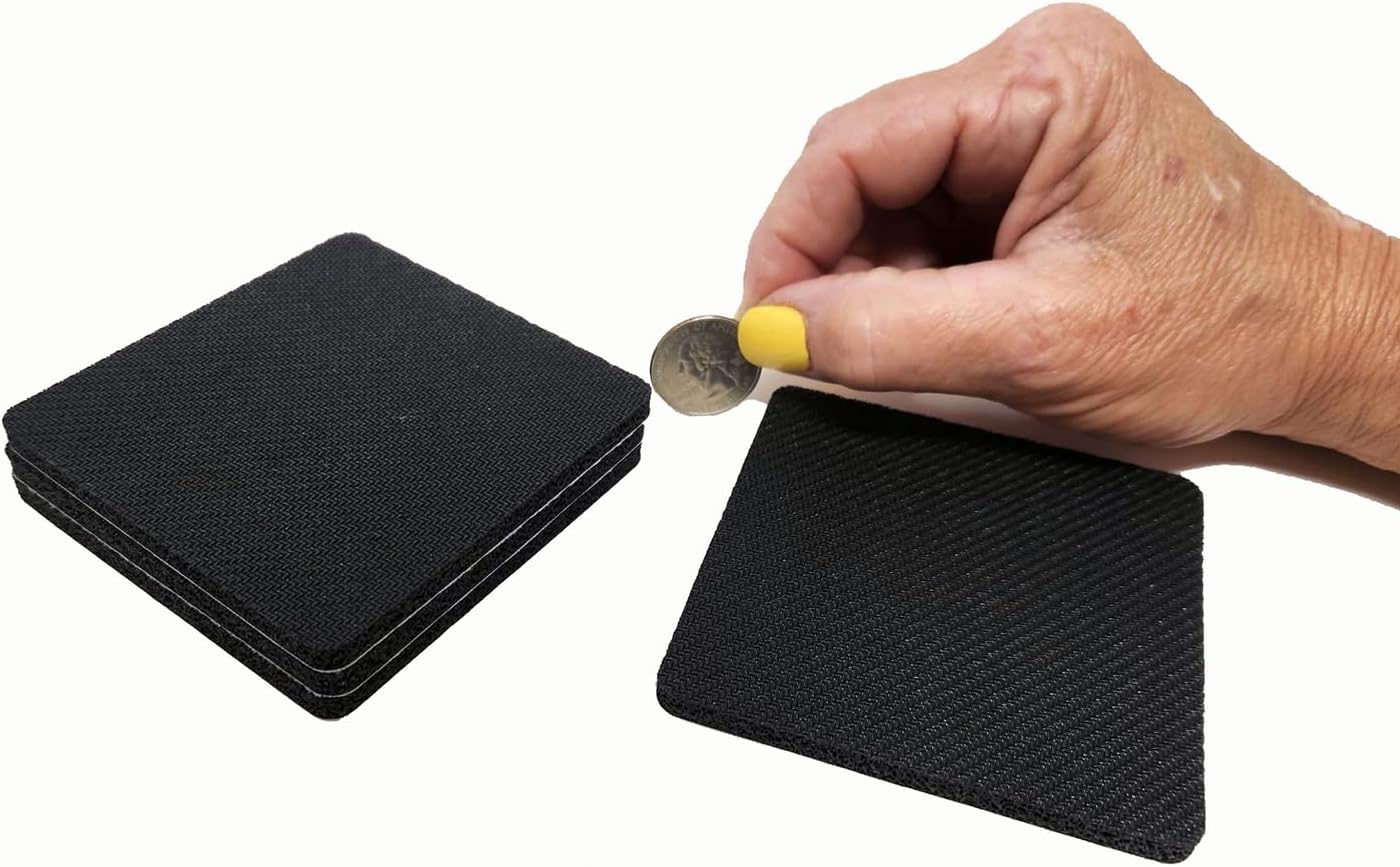 Caroline’s Treasures MLM1089FC – Juego de 4 posavasos de espuma para bulldog francés en blanco y negro, para interiores y exteriores, posavasos para