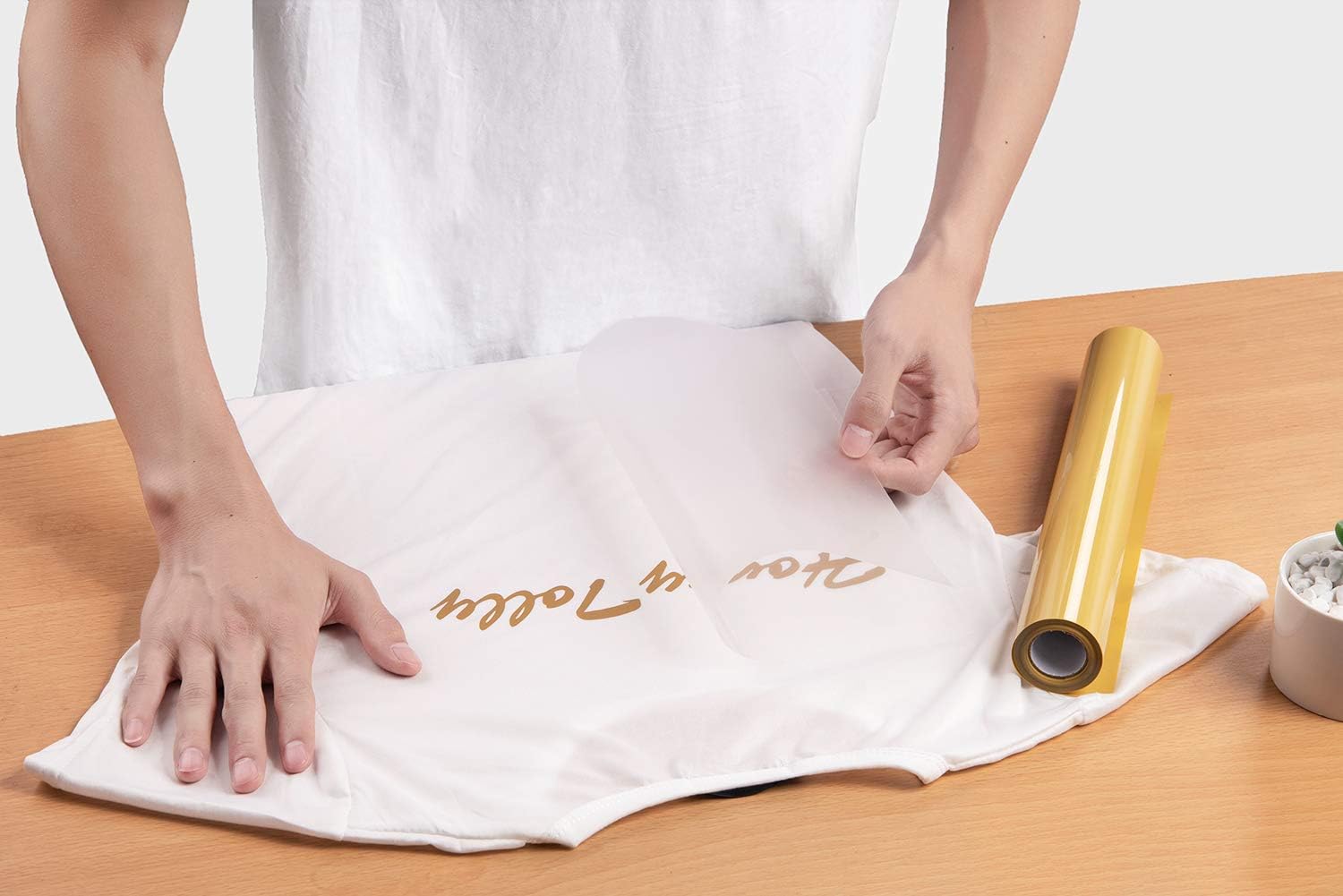 Rollo de vinilo de transferencia de calor de PU HTV de 12 pulgadas x 10 pies, prensa de calor para planchar, fácil de cortar y desmalezar para