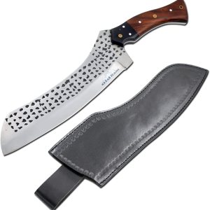 Old Ram Machete de caza de acero al carbono 1075 de espiga completa de hoja fija viene con funda (5053) Old Ram Machete de caza de acero al carbono 1075 de espiga completa de hoja fija viene con funda (5053)