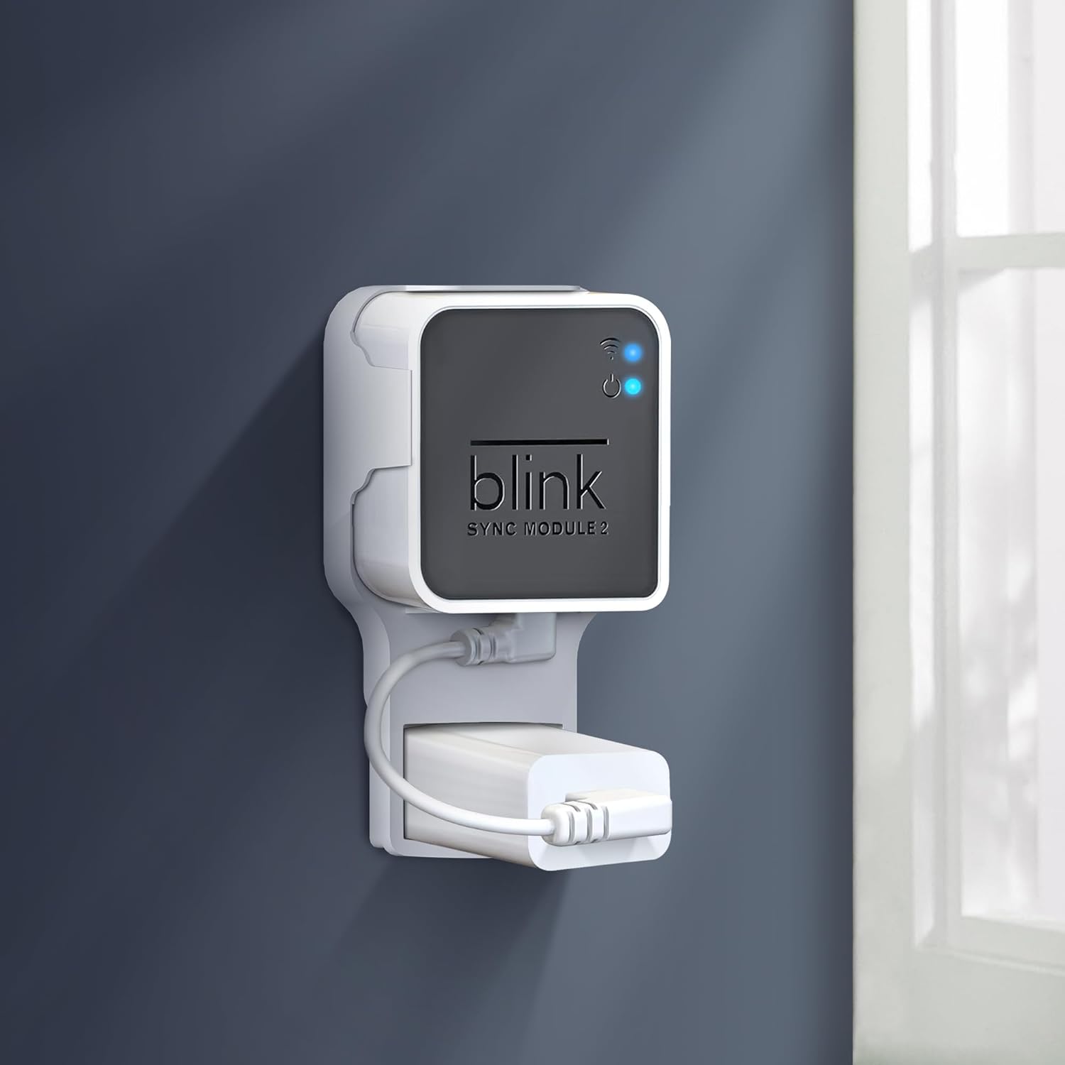 Unidad flash USB de 256 GB y soporte de pared para Blink Sync Module 2 con cable corto  Orde, ahorra espacio y mejora la seguridad sin esfuerzo