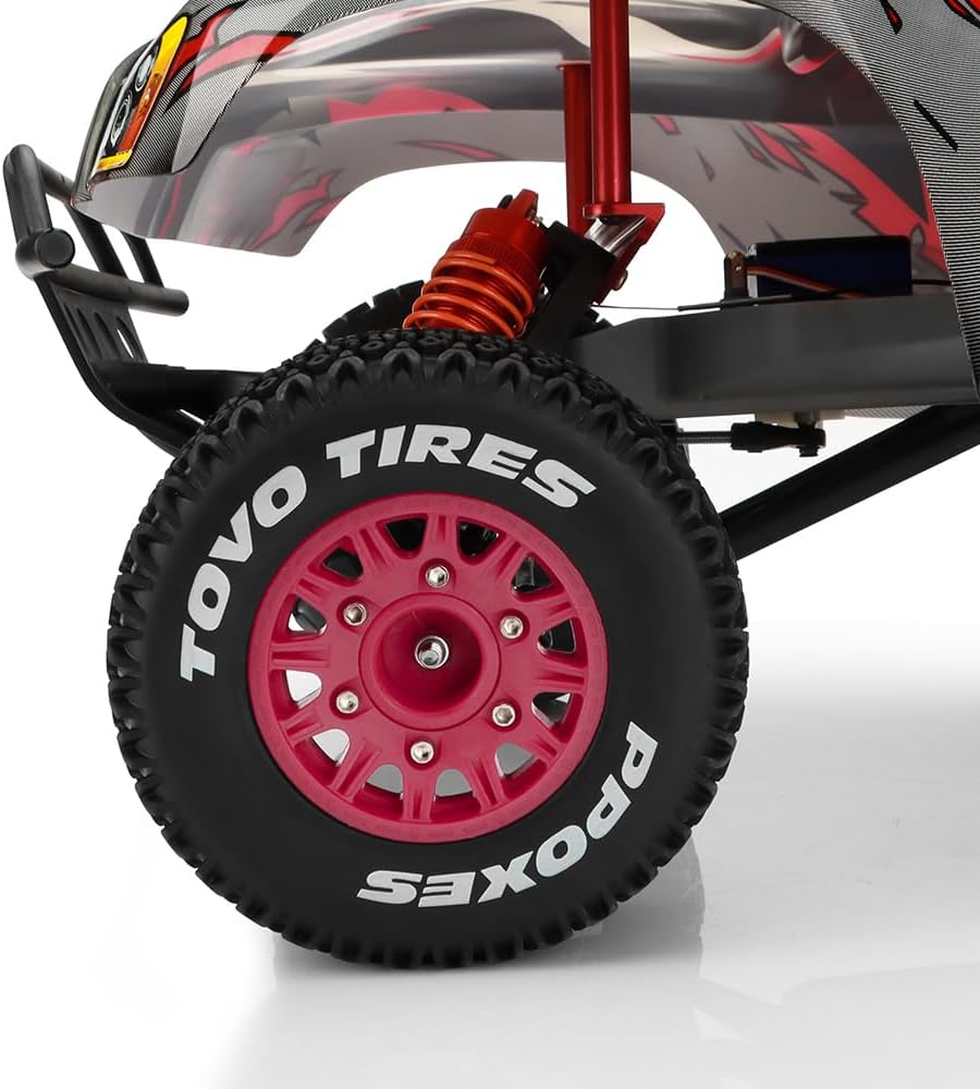 GLOBACT Ruedas y neumáticos hexagonales RC de 0.472 in0.551 in para camiones RC 110 Slash 2WD 4×4 Arrma Senton Axial Losi Redcat Rc4wd Hex Reemplazo