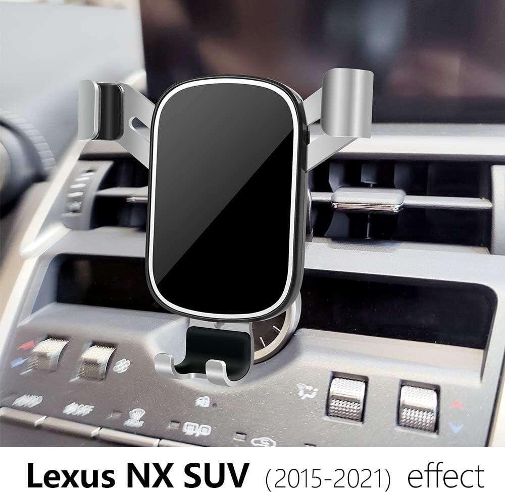 LUNQIN – Soporte para teléfono de coche para Lexus NX 300 300h SUV (teléfonos grandes con estuche)
