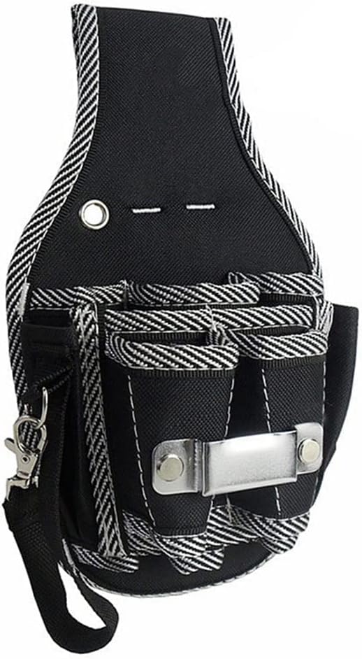 Bolsa de herramientas de bolsillo, 7 bolsillos para la cintura, bolsa de herramientas de bolsillo, bolsa de cinturón de bolsillo, soporte de taladro