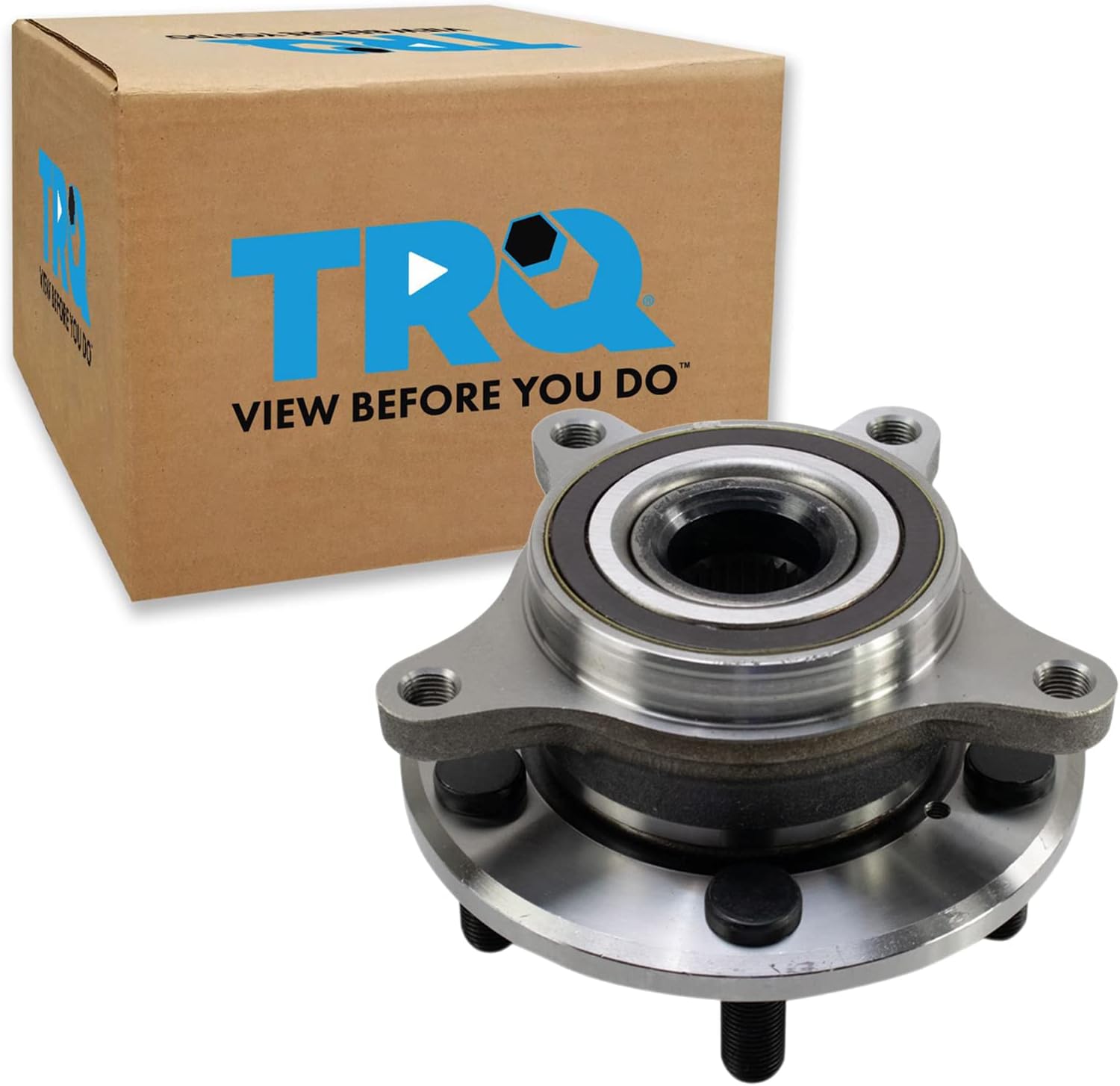 TRQ Cojinete de rueda delantera y conjunto de cubo compatible con Honda Civic Type R