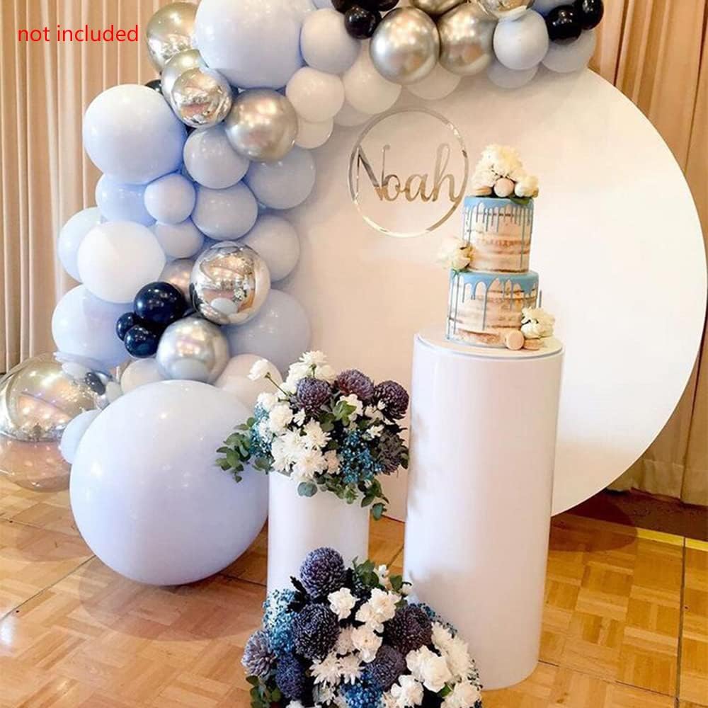 OCASAMI Soportes cilíndricos para fiesta, 3 piezas, soportes de pedestal cilíndrico para fiestas, soporte de pedestal para decoración, soporte de