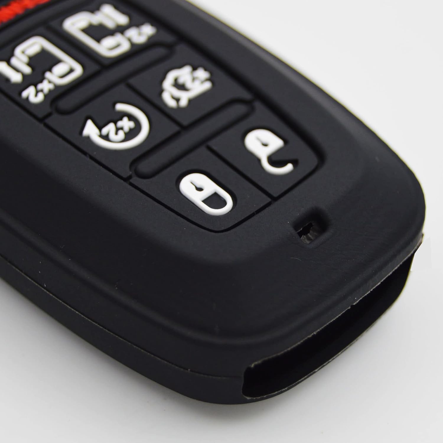 Funda protectora de goma de silicona para Chrysler Pacifica 2017-2023 y Voyager 2020-2023, 7 botones