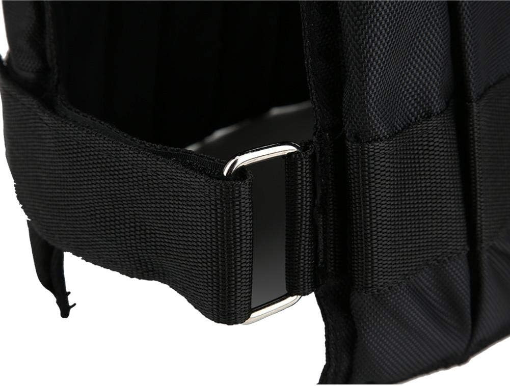 Chaleco con peso, carga máxima ajustable, 44.1 lbs, chaleco de entrenamiento de ejercicio, gimnasio, pérdida de peso, chaqueta de entrenamiento de