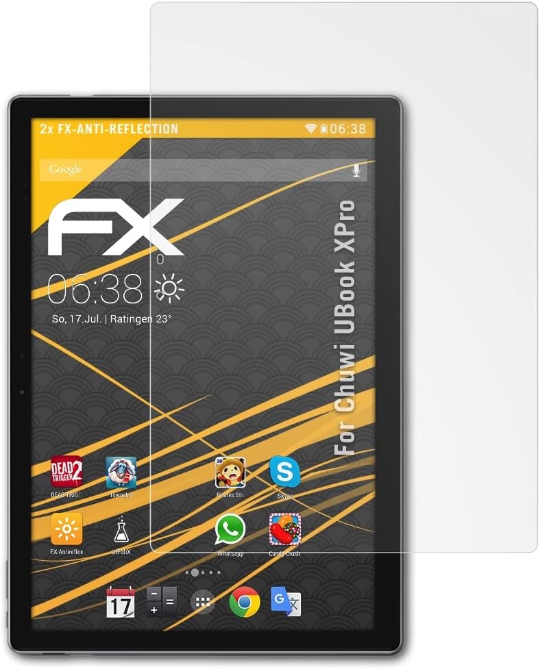 Protector de pantalla compatible con Chuwi UBook XPro, película protectora de pantalla antirreflectante y absorbente de golpes (2X)