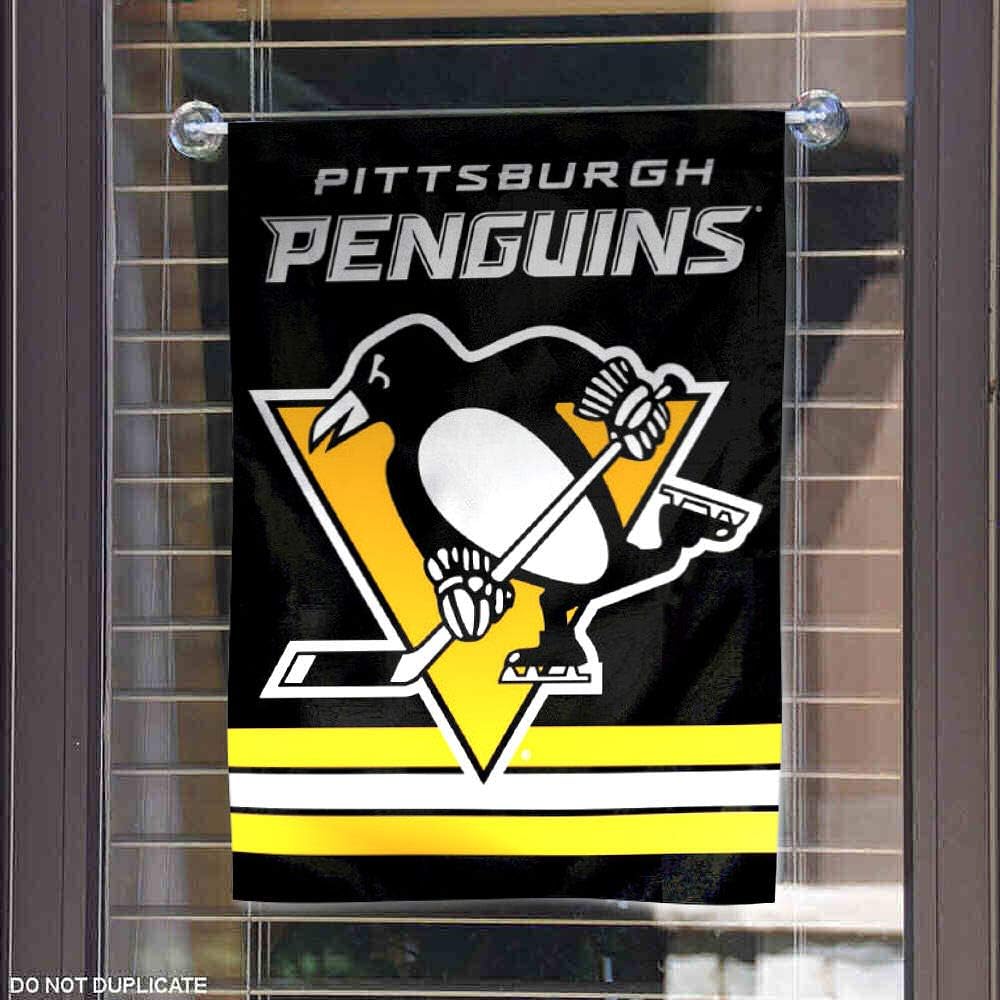 WinCraft Bandera de jardín de doble cara de Pittsburgh Penguins