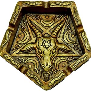 Cenicero pentagonal Baphomet – 5″ Cenicero pentagonal Baphomet – 5″