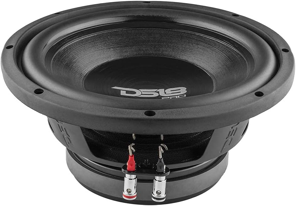 DS18 PRO-W10.4S – Altavoz woofer de 10 pulgadas, cono resistente al agua, 700 W de potencia máxima, 4 ohmios SVC, perfecto para aplicaciones de