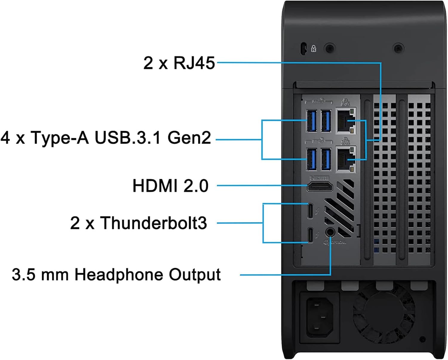 Intel NUC 9 NUC9i5QNX Mini PC de escritorio empresarial (Intel 4-Core i5-9300H, 16 GB de RAM, SSD de 1 TB, gráficos UHD) Ghost Skull Canyon Extreme