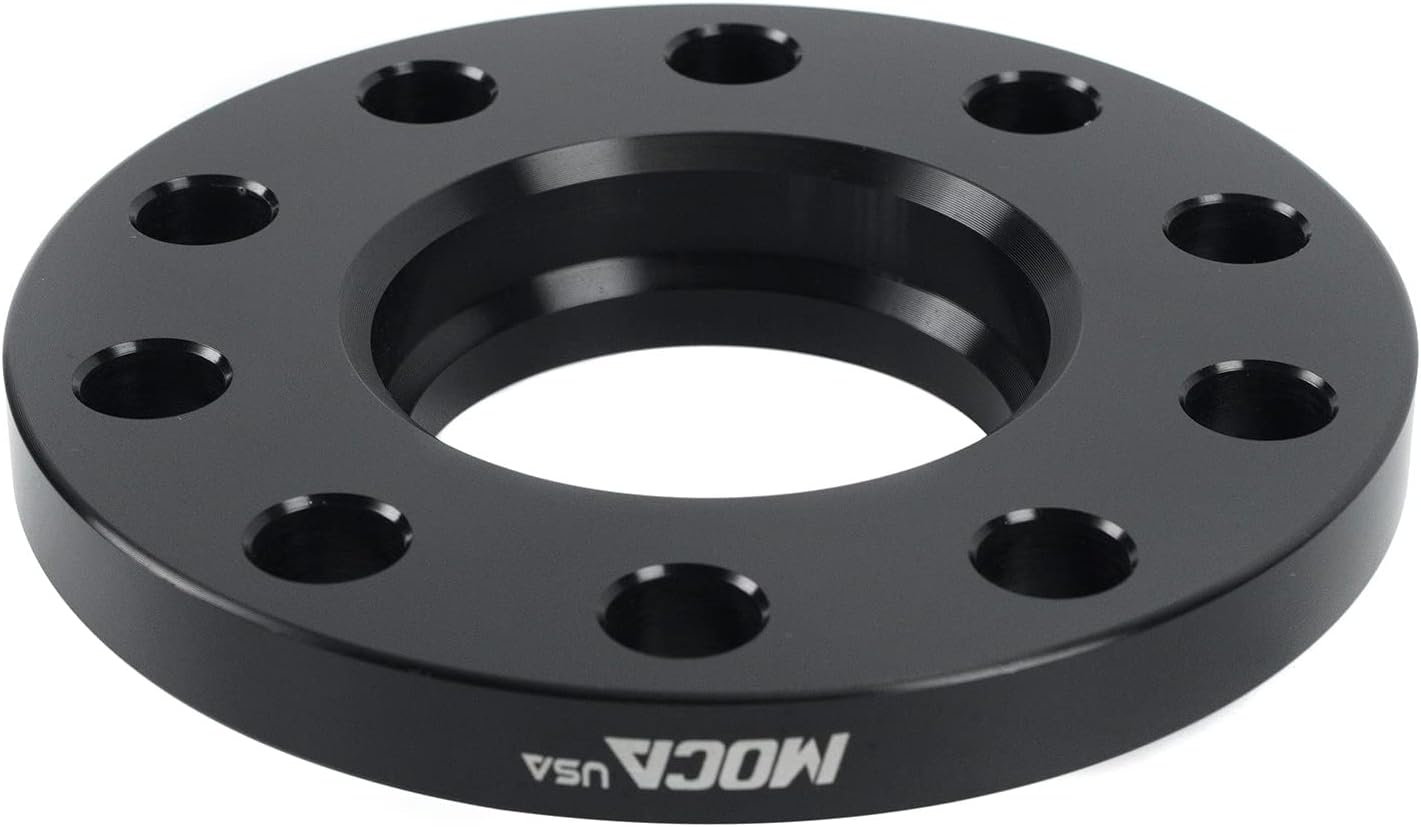 MOCA – Espaciadores de rueda de 15 y 0.787 in, 0.197 x 4.724 in (diámetro de 2.857 in), pernos M12x1.5 compatibles con BMW E46 E90 M5 M6 M Coupé