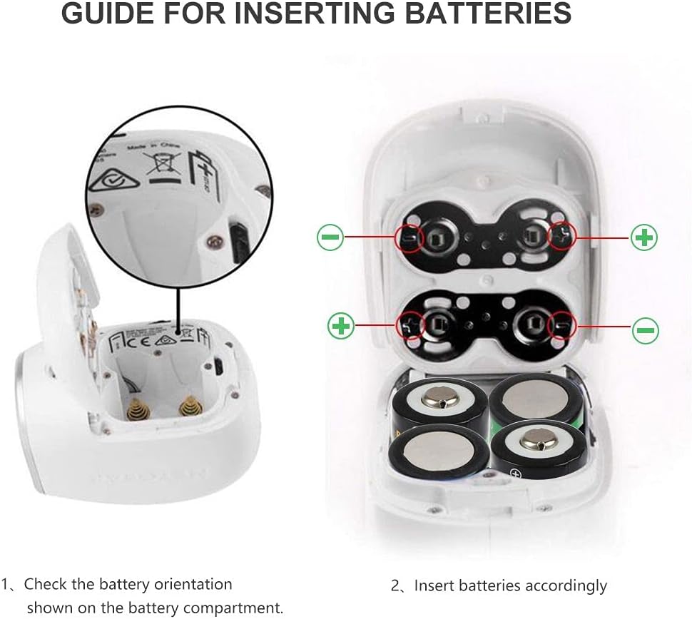 Baterías recargables de 123A para Arlo, FARSAIL 4 unidades de 800 mAH ICR17335 NiMH para cámaras de seguridad inalámbricas Arlo VMC3030 VMK3200