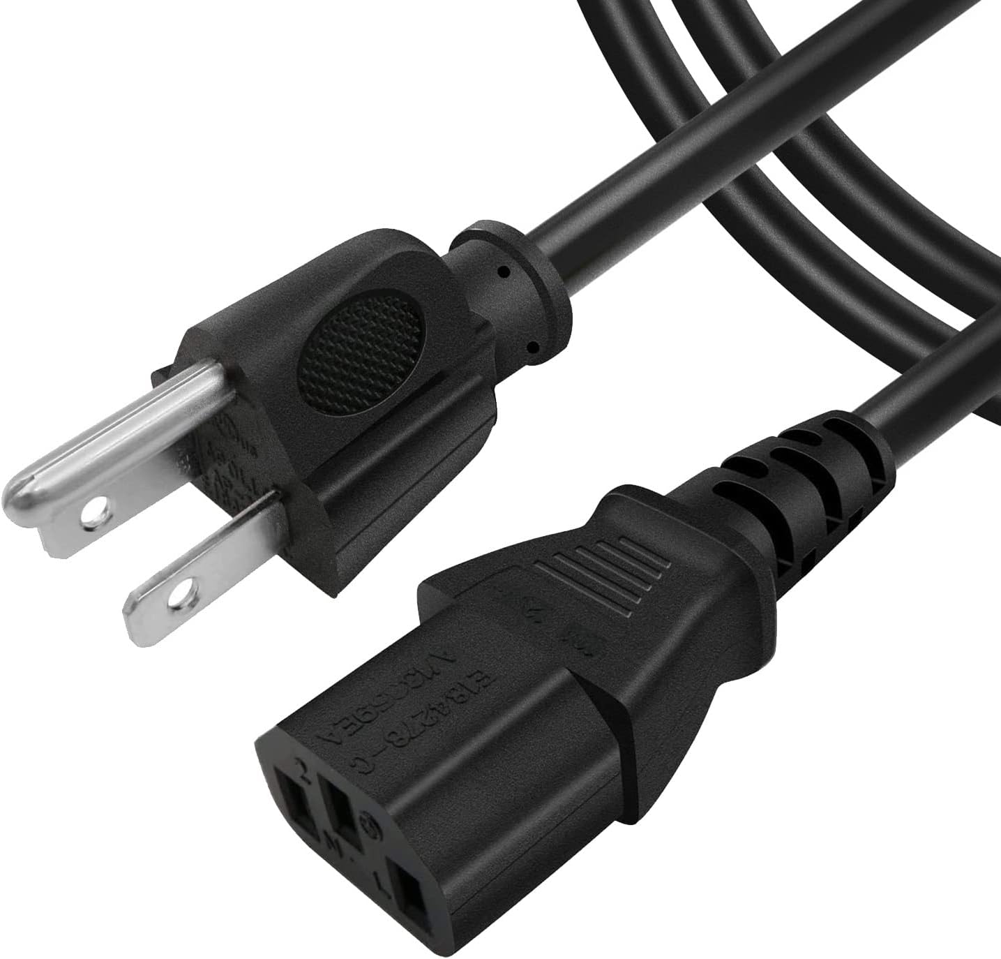 AC in Power Cord Cable Outlet Socket Plug Lead Compatible with Wasabi Mango UHD550 Real 4K HDMI 2.0 55″ LG AH-IPS DP 1.2 UHD 3840×2160 Monitor