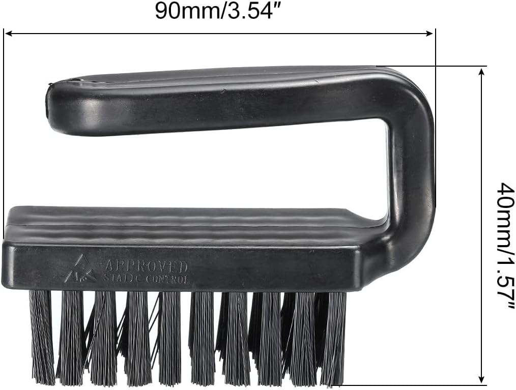 PATIKIL Anti estático ESD cepillo de limpieza de teclado de nylon 3 unids para teclado de computadora PCB placas base portátil 2.756×3.543 in