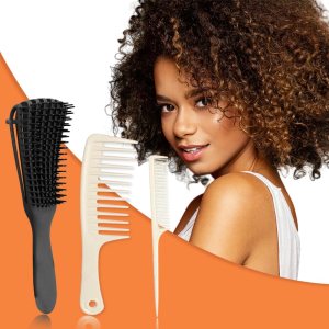 Cepillo desenredante para cabello húmedo, 3 piezas, cepillo para el cabello para mujeres, cepillo desenredante para cabello rizado, peine de dientes Cepillo desenredante para cabello húmedo, 3 piezas, cepillo para el cabello para mujeres, cepillo desenredante para cabello rizado, peine de dientes