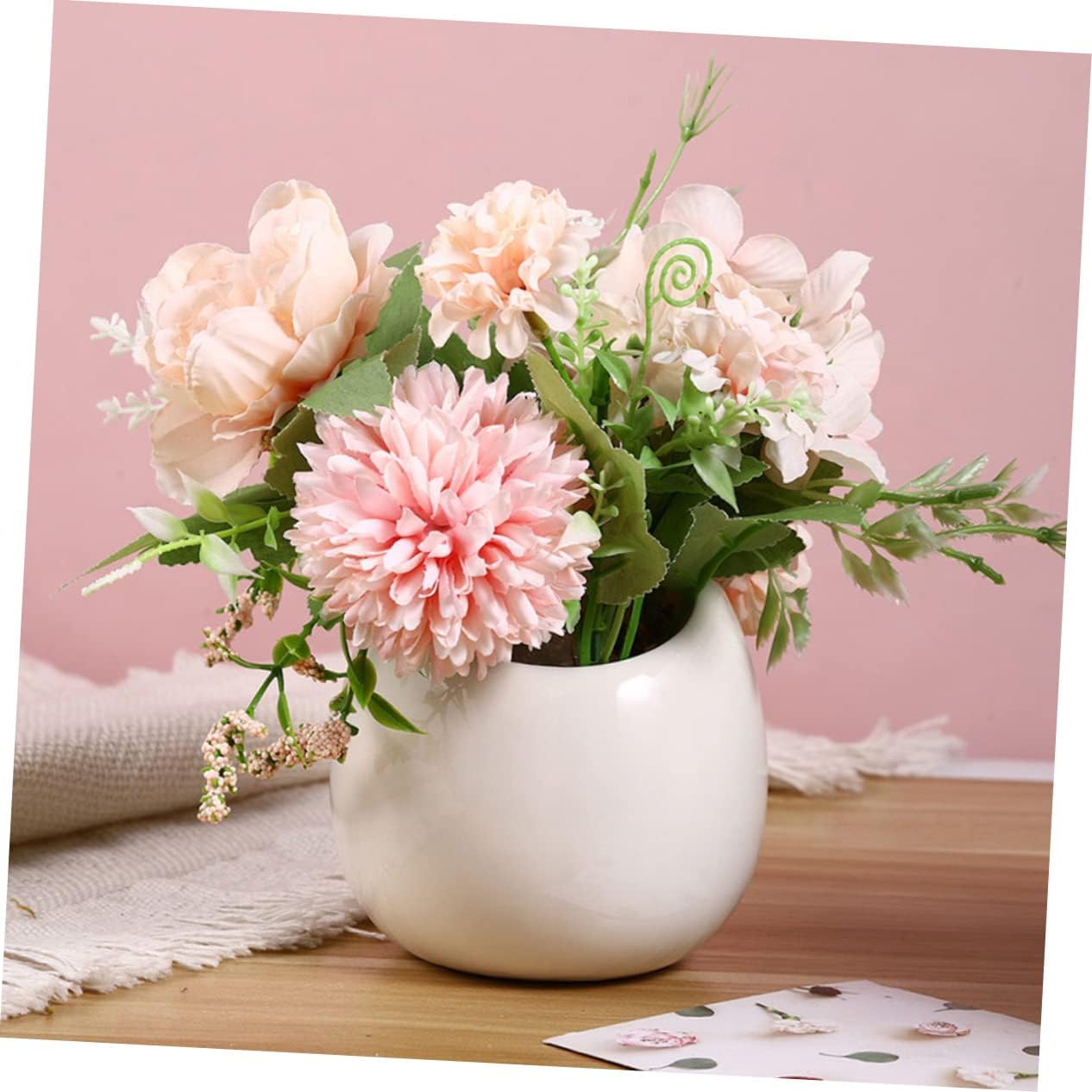 Yardwe Maceta colgante para plantas, 4 piezas, maceta colgante, florero, bonsái, contenedor de plantas de pared, contenedor para plantas, balcón,