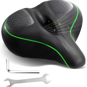 Asiento de bicicleta de gran tamaño para Peloton Bike & Bike+, silla de repuesto de espuma viscoelástica suave para Peloton, bicicleta giratoria, Asiento de bicicleta de gran tamaño para Peloton Bike & Bike+, silla de repuesto de espuma viscoelástica suave para Peloton, bicicleta giratoria,