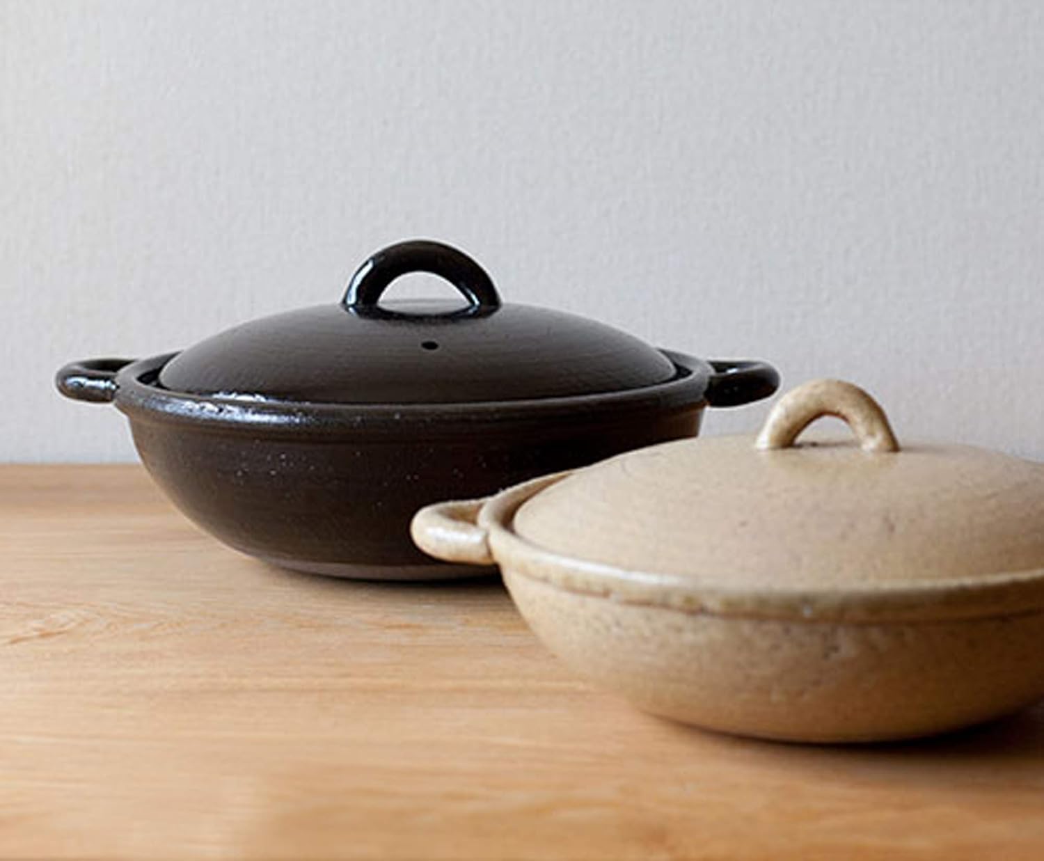 Olla japonesa Donabe Cocer Cocer, para 2-3 personas, 1500cc, color blanco