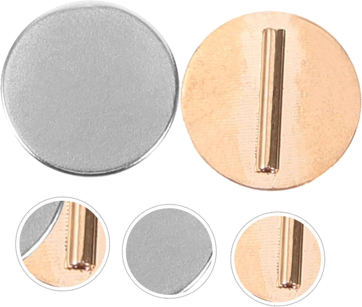 EXCEART 3 pares de broche magnético broche hebilla broche suministro ropa broche pin broche broche imán broche convertidor broche magnético broche