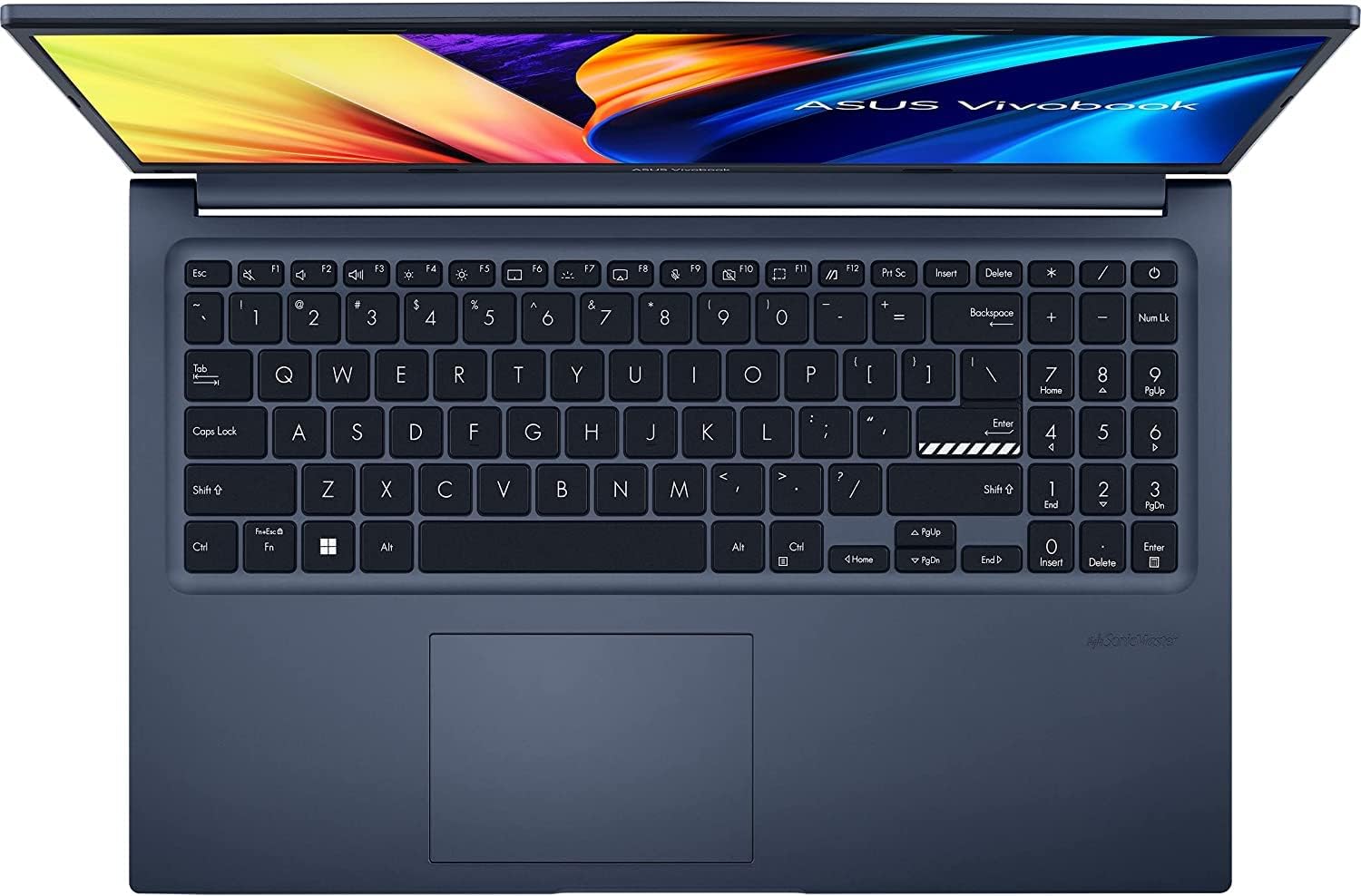 ASUS VivoBook 15 – Laptop FHD de 15.6 pulgadas, AMD Ryzen 5 de 6 núcleos (hasta 4.0 GHz), 16 GB de RAM, SSD PCIe de 1 TB, cámara web, KB