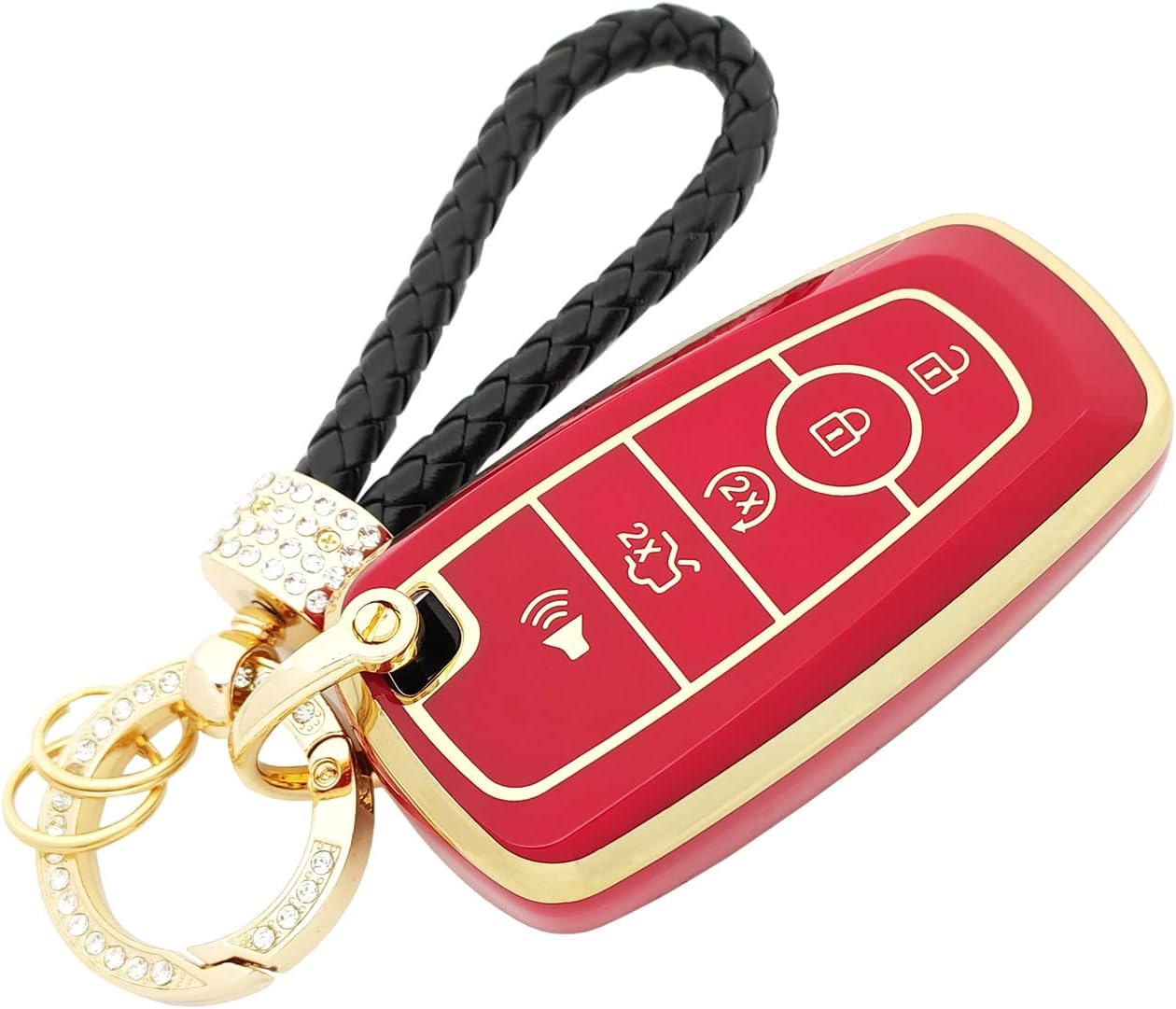 Funda para llavero para Ford Fusion Edge Mustang F150 Explorer Expedition