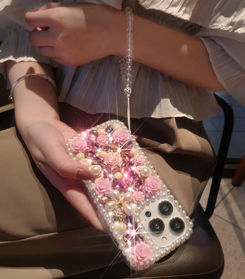 redecarie Funda para Galaxy A13 5G, para mujeres y niñas, de lujo, a la moda, con piedras preciosas de cristal, diamantes de imitación, con