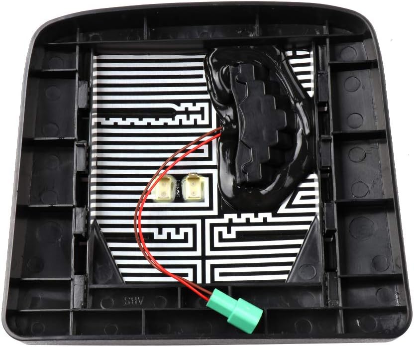 SCITOO Espejo para capó de camión, espejo de remolque montado en la puerta, apto para 2008-2019 para Volvo para VNL 670 780 2008-2013 para VNM 630