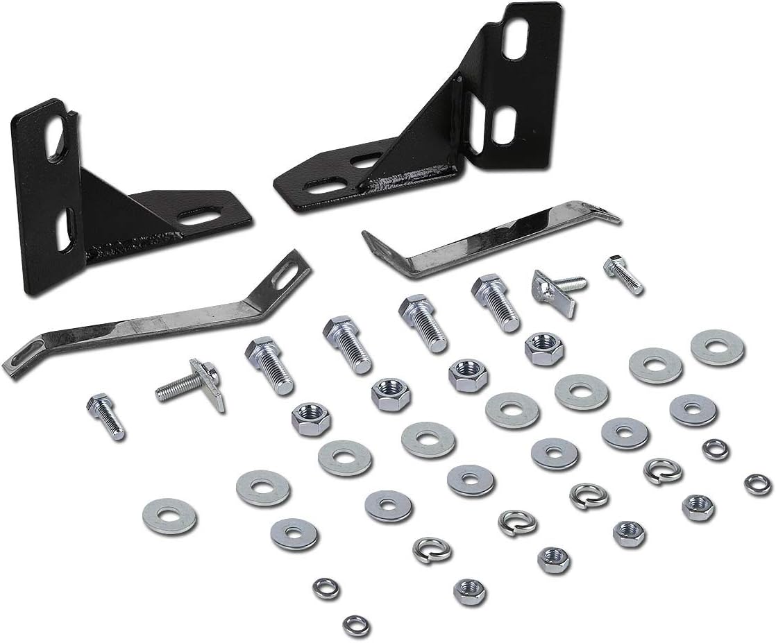 DNA Motoring BURB-024-BK BURB024BK Barra de parachoques delantero de 3″