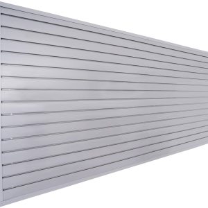 Slatwall Panel organizador de pared de garaje resistente montado en la pared, paneles de pared de PVC para pared de garaje y sistema de Slatwall Panel organizador de pared de garaje resistente montado en la pared, paneles de pared de PVC para pared de garaje y sistema de