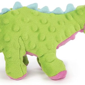 goDog Dinos Spike Squeaky – Juguete de peluche para perro, tecnología Chew Guard, verde, pequeño goDog Dinos Spike Squeaky – Juguete de peluche para perro, tecnología Chew Guard, verde, pequeño