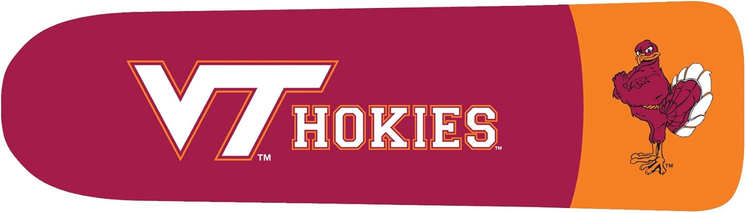 Fan Blade Designs 6615 Virginia Tech Hokies – Cubiertas para ventilador de techo, 19-22 pulgadas de largo, 5-6 W, borgoña, naranja, blanco