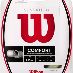 WILSON Sensation – Cuerda de tenis – Set y carrete de 656.2 ft WILSON Sensation – Cuerda de tenis – Set y carrete de 656.2 ft