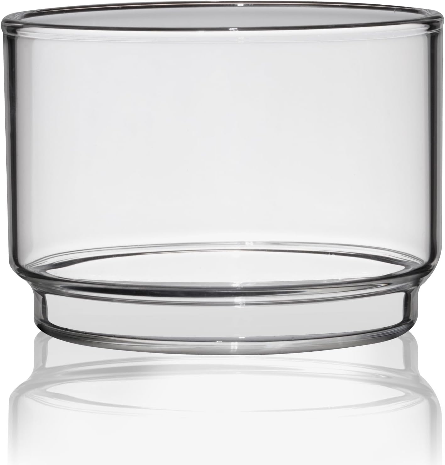 Viski Bodega – Juego de vasos apilables, cristalería moderna para vino y cócteles, 7 onzas, juego de 6, transparente